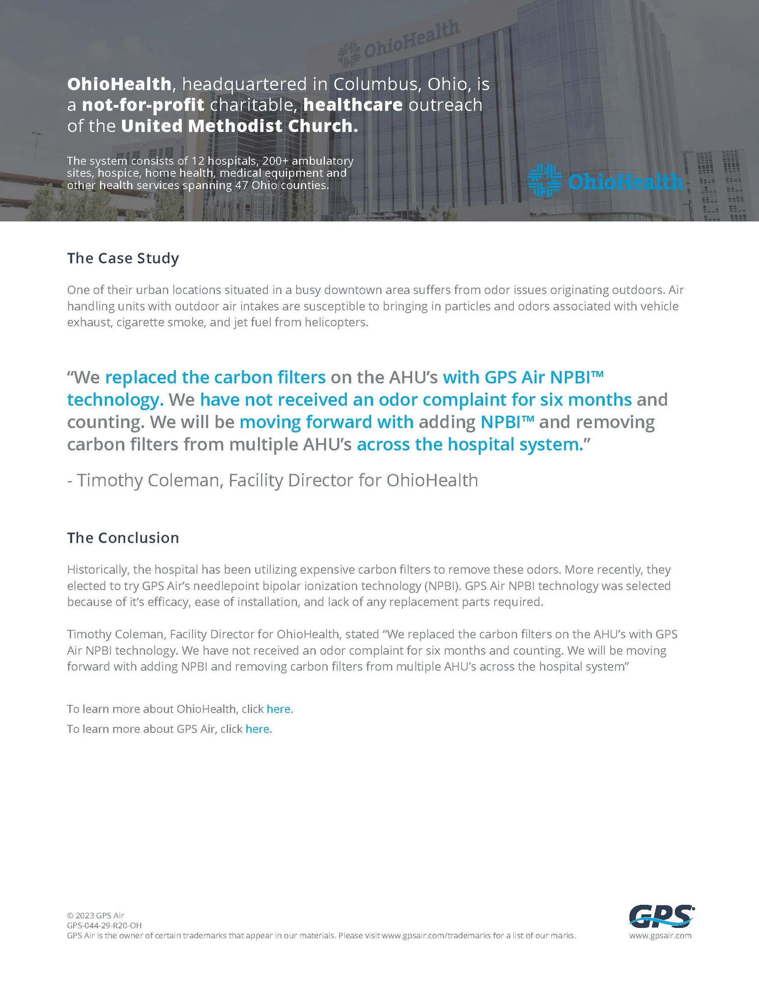 GPS Air Customer Case Studies